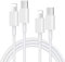 YAUOELECTRIC 2Pack USB-C Charger Cable iPhone,MFi Certified iPhone Fast Charger Cable USB-C Power Charging Cable Lead Compatible with iPhone 14/14 Pro/13/13 Pro/12/12 Pro/11/iPad etc.-1.8M/6Ft