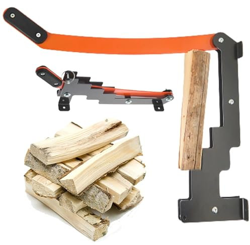 LINCYS Handholzspalter Manueller Holzspalter Wandhalterung Brennholzspalter, für Weichhölzern Anzündspalter Wandmontage Handholzspalter