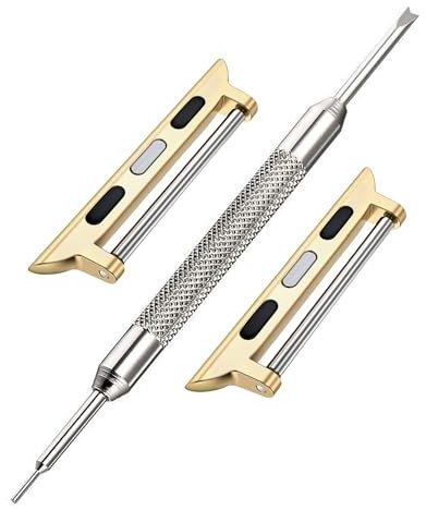 Kit adaptador de conector de correa de reloj, compatible con Apple iWatch Series 1-9 SE Ultra, negro, plata, oro rosa, azul, cierre de fijación de correa de reloj, accesorios de clip de eslabón