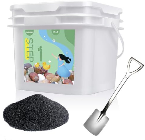 4,5 kg Steinkörnung – Tumbler-Medienkörnung, Steinpolierkörnung, funktioniert mit jedem Steinbecher, Steinpolierer, Steinpolierer, grobe 60/90-Siliziumkarbid-Körnung, Schritt 1 für Tumbling Stones