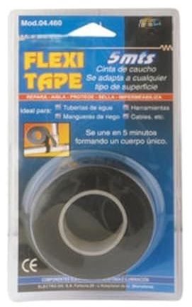 Cinta de caucho auto-vulcanizable, resistente al agua, fácil aplicación, ideal para reparar tuberías y mangueras.