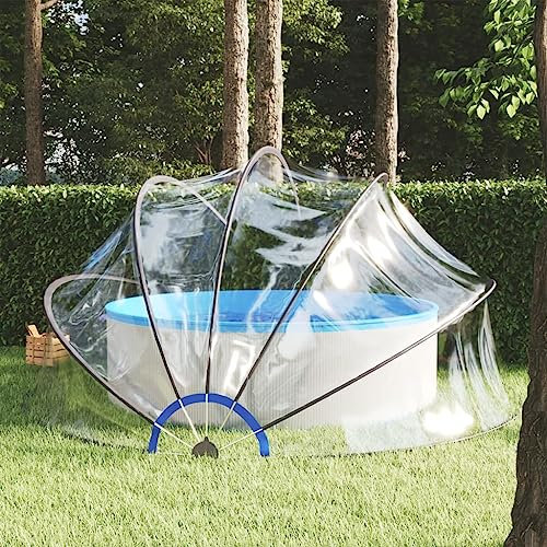 Générique Dôme de Piscine 440 x 220 cm,Maison & Jardin,Piscine & Spa,Accessoires pour piscines & spas,Bâches de piscines & Tapis de Sol,Transparent,59.19 LB,92299