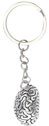 Orolotay Gehirn Keychain Legierungs-intelligentes IQ Keychain FOB-Ketten-medizinischer Mensch