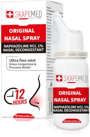 30ml Spray Congestión Nasal,Fácil de llevar spray nasal,Spray nasal con aspersor,spray de enfermería,Limpiar eficazmente la nariz,Aliviar la congestión nasal,Para hombres y mujeres