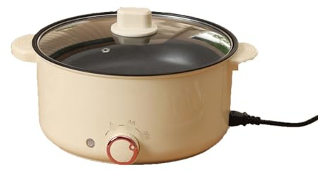 YIGECHENXIN Pentola per Cottura a Doppia Maniglia Antiaderente per la casa, pentola di Riso Multifunzione Tre Livelli di Potenza di Fuoco Adatti per Cucina lenta, Cottura lenta,Double Layer Plastic