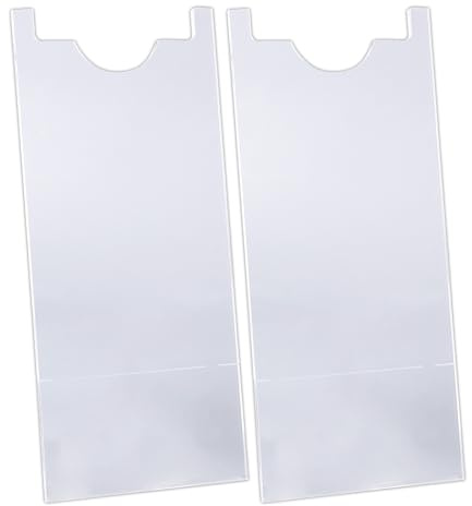 Sinbana 2er Pack Klar Sofa & Bett Stopper, 23x10cm Universell Acryl Wand Abstandshalter Möbel Stopper für Sofa Bett Schutz Verhindert Feuer Risiken Einfach Steckdose Zugang Wand Schutz