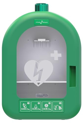 MedX5 Universal Defibrillator Innenwandkasten mit akustischem und optischem Alarm, Innenbereich Wandkasten für AED