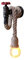 LABABE Applique Murale Chanvre Corde Chandelier Conduite d'eau Luminaire Industriel Rétro Lampe murale créative lampe 1 Douille E27 Parfait Eclairage Decoratif