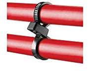 Panduit plb2s-m30 pan-ty Double Loop Kabelbinder, Standard, Skulptur Länge, Hitze stabilisiert Nylon 6.6, schwarz (1.000er Packung)