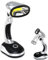 Fishtec Extrem starke Lampe 120 Lumen - COB Technologie - Kabellos - 180° schwenkbar - Stellbar oder Handleuchte - Multifunktional : Büro, Heimwerken, Camping, Keller