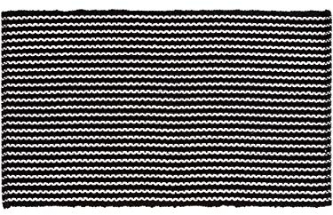 benuta Badematte Bono Schwarz/Weiß 50x80 cm, 4053894840357