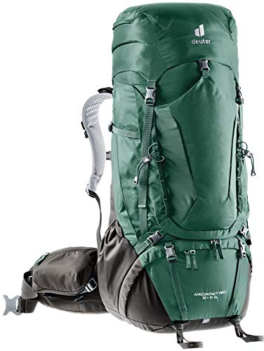 deuter Aircontact Pro 55+15 SL Damen Trekking Rucksack, Seagreen-coffee