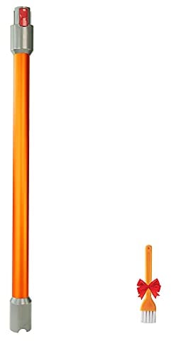 IZSOHHOME Vacuum Cleaner Extension Tube Compatible with Dyson V7 V8 V10 V11 Wand Vacuum Cleaner Attachment Accessories (Orange)