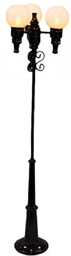 Melody Jane Puppenhaus 3 Globe Lampion Strasse Lampe Miniatur Außen Garten LED Batterie Licht