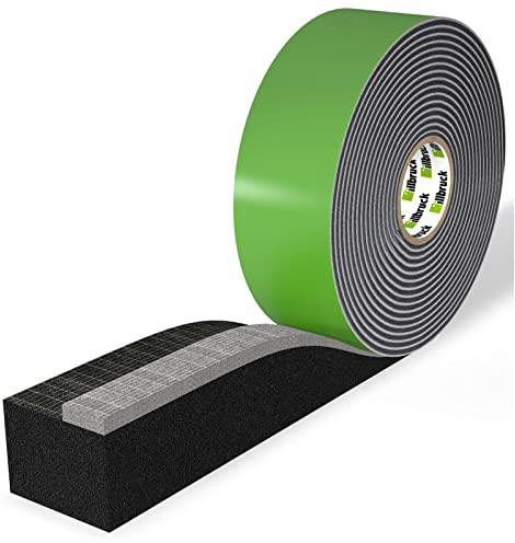 Illbruck TP652 Premium Trioplex Kompriband Fensterband Fensteranschlußband BG1 58mm - 88mm Luftdicht Schlagregendicht Wärmedämmend (58M (8-21mm) 6 Meter)