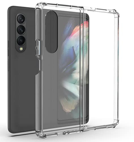 PHONILLICO Coque pour Samsung Z Fold 4 - Antichoc Protection Gel TPU Transparent Silicone Souple Absorbption Choc Ultra Mince
