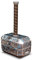 Marvel Mighty Thor's Hammer Mjolnir Ensemble d'outils tout-en-un 91 pièces | Les gadgets incluent tournevis, clé, marteau, pinces, ensembles de crochets, et plus encore