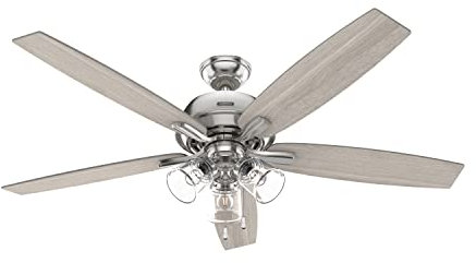 Hunter Fan Company 52348 Deckenventilator Dondra, Nickel gebürstet
