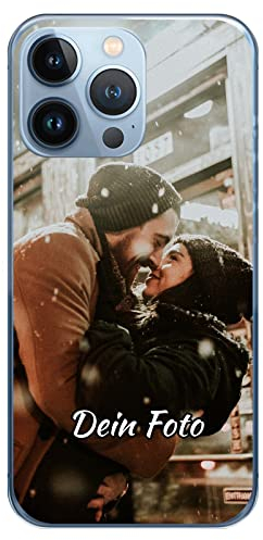 König Design Handyhülle mit Foto für Apple iPhone 13 - Personalisierte Hülle, selber gestalten, mit Bild - Schutzhülle aus weichem TPU Silikon Gel Material