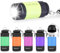 mizikuu Mini Lampe de Poche,6 pièces Lampe de Poche LED Enfant revêtement en silicone rechargeable USB IP65 lampes de poche étanches avec porte-clés pour Travail,Cyclisme, Camping Lecture