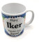 PLUS HOME Taza personalizada con nombre. Regalos personalizados con nombre y texto. Tazas con frases originales.IKER