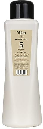 Tahe Organic Care Emulsión tratante en crema para mezclar con coloración capilar, 1000 ml (5 Vol.)