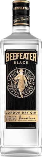 Beefeater Black London Dry Gin, Bottiglia 70 cl, 40% Vol., Gin Premium Agrumato, con Timo e Verbena di Limone, Perfetto per Cocktail e Gin Tonic