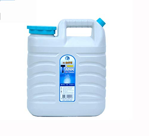 Porte-Bidon d'eau 6L sans Bpa Réservoir d'eau De Voiture avec Couvercle Et Distributeur d'eau du Robinet avec Poignée Transporteur De Stockage d'eau pour Caravanes Camping Randonnée Seau d'eau en Ple