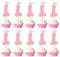 24Pcs Pink Glitter Bachelor Party Cupcake Toppers Hen Funny Party Cupcake Picks Decorations Bachelorette Party Cake Decoration for Wedding Engagement Bridal Shower Birthday Party Supplies