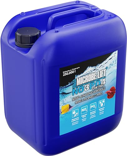 Nitrat- & Phosphatentferner Aquarium – Microbe-Lift NOPO Control 5000 ml – senkt NO3 & PO4 biologisch durch Bakterienaktivierung – für klares Wasser & stabile Werte – für Süß- & Meerwasseraquarien