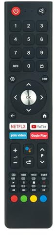 ROLLGAN Telecomando Vocale Sostituito Adatto per Saba TV,Compatible Model:SA43K77A11 SA55K77A11 SA24S78GTV SA43K78A11 SA50K77A11 SA40S78GTV SA32S78GTV SA55K78A11