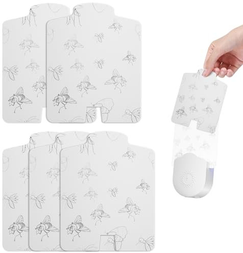 YISSVIC 5PCS Pegatinas para YISSVIC Trampa para Moscas de la Fruta para Interiores y Exteriores