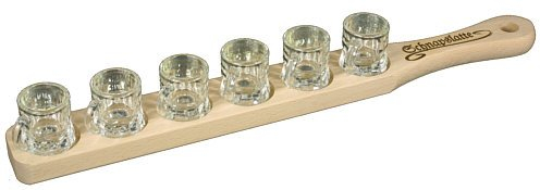 SeleXions Schnapslatte gebrannt mit 6 Gläsern