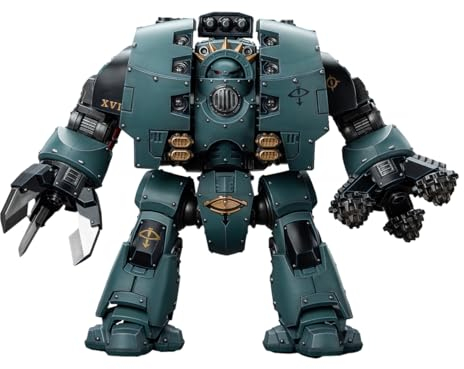 JOYTOY Warhammer The Horus Heresy Sammelfigur: Sons of Horus Leviathan Dreadnought with Siege Drills 1:18 Scale Mecha Joy Toy Collection Model 28.6cm