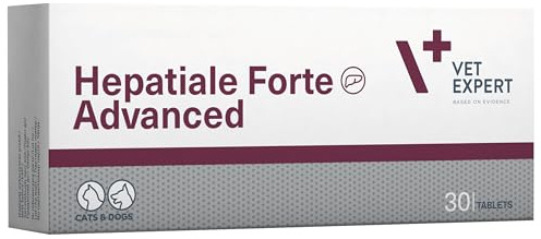 Vet Expert Hepatiale Forte Advanced Liver Supplement for Dogs and Cats – 30 Tablets