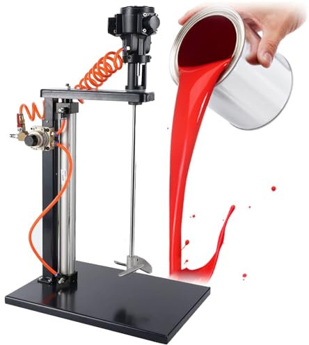 JMOZHCD Air Agitator Blender Stirrer,Pneumatic Paint Mixer Machine,Lifting Platform Coating Mixer Machine for Paint Coating