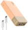 NOBIS Power Bank, 45W 20000mAh Portable Charger, USB C Fast Charging, 4 Ports External Battery Pack with LED Digital Display, Compatible with Laptop, Phone 15 14 13 Pro S23 S22 (Orange)