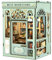 CUTEBEE Kit Book Nook Maquetas - Estantería 3D DIY Miniature House Casa de Madera Miniature, Decoración para Oficina y Amantes de Libros para Adultos (Muse Bookstore)