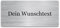 WIENS3D Klingelschild Edelstahl mit Gravur | Namensschild - Türschild - Gartenschild personalisiert für Briefkasten | Büroschild - Grabschild - Bankschild - Stallbox - Hundehütte | (100x45x2 mm)