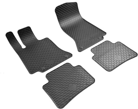 Walser DirtGuard Gummi Fussmatten Auto für Mercedes-Benz E-Klasse (W214)/T-Model/All-Terrain (S214) 2023-Heute, 100% passgenaue Auto Fußmatten, robuste Universal Fußmatte Auto, Gummimatten Auto