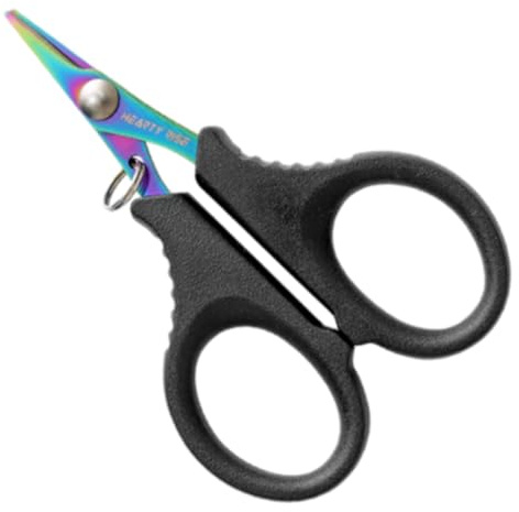 Hearty Rise HR Titanium Color Small Scissors - Angelschere, Schnurschere, Angerschere
