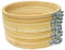 Cleana Arts 10-Pack Stickrahmen Bambus Kreis Kreuzstich Hoop Ring (20cm)