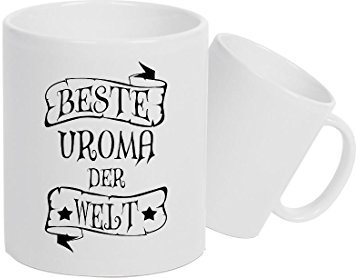Shirtinstyle Kaffeepott, Tasse, Beste UROMA der Welt
