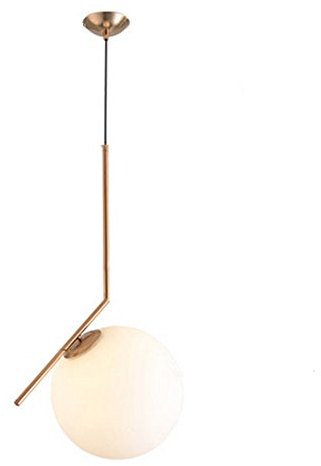 MZStech Modern Fashion Eisen Glas Pendelleuchte (20cm)…