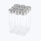 24pcs 60ml La Jolie Transparent Fiole en Verre, la Bouteille en Verre est Transparente,Le capuchon est en Aluminium Argenté,C'est Très Beau. (60ml, Silver)