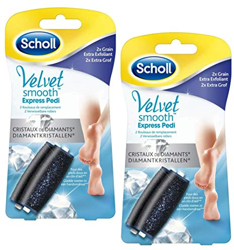 Scholl – Juego de 2 rodillos de repuesto para grano extra exfoliante