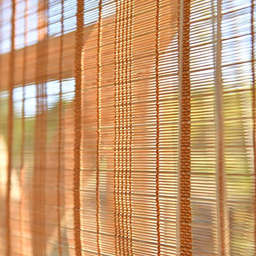 Bambusrollo Premium-Jalousien (Innen/Außen) Rollladen/Jalousien, Patio/Pavillon/Pergola/Carport-Sonnenschutz, 85 cm / 105 cm / 125 cm / 145 cm Breit (Size : 85×100cm)
