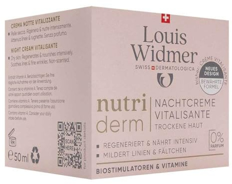WIDMER Creme Vitalisante unparfümiert 50 ml
