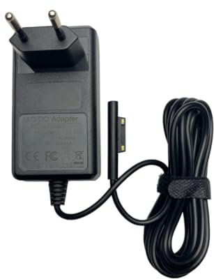 Trade-Shop Hochwertiges 15V 2,58A Netzteil Ladekabel Ladegerät A1800 für Microsoft Surface Pro 4 i5 / i7 Pro 2017 Pro 5 m3-7Y30 / ultralanges Netzkabel