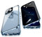 Jonwelsy Anti Peeping Case for iPhone 13 Pro Max, 360 Degree Front and Back Privacy Tempered Glass Cover, Anti SPY Screen, Anti Peep Magnetic Adsorption Metal Bumper for iPhone 13 Pro Max (Blue)